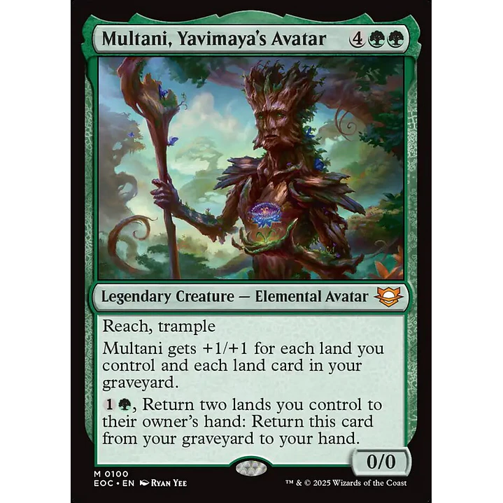 Multani, Yavimaya's Avatar | Inglés | NM | EOC 1