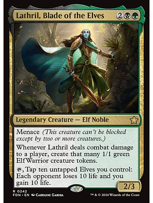 Lathril, Blade of the Elves | Inglés | NM | FDN