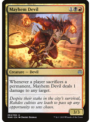 Mayhem Devil | Español | NM | WAR