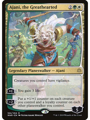 Ajani, the Greathearted | Español | NM | WAR