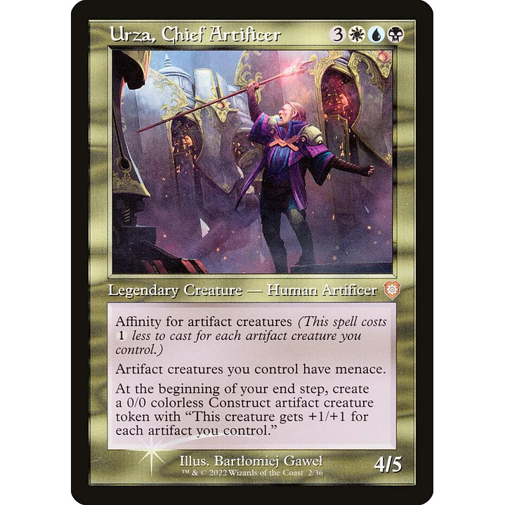 Urza, Chief Artificer (Retro Frame) | Español | NM | BRC 1