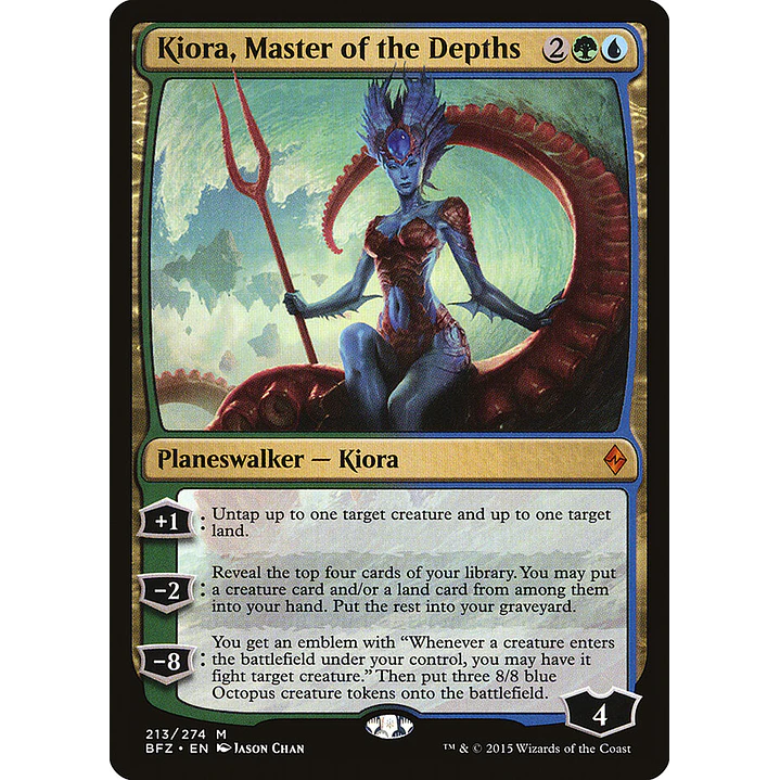 Kiora, Master of the Depths | Español | NM | BFZ 1