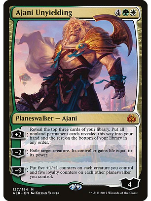 Ajani Unyielding | Español | NM | AER