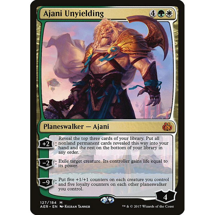Ajani Unyielding | Español | NM | AER 1