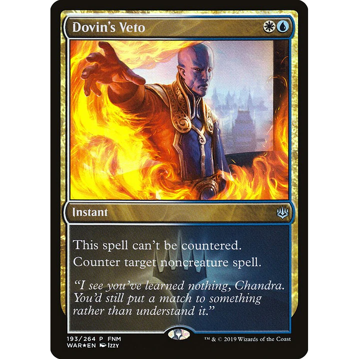 Dovin's Veto (foil) | Español | NM | PWAR 1