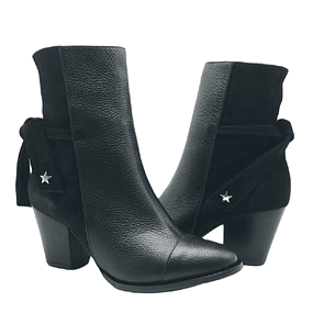 BOTIN  DE CUERO BRUN #35 