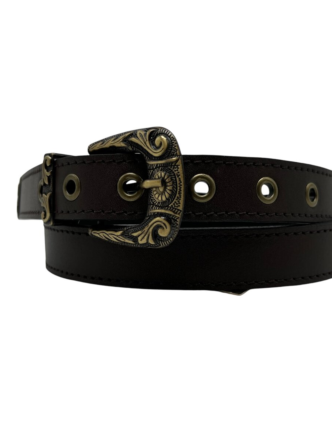 CINTURON DE CUERO YURI chocolate 3