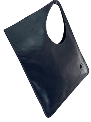 Cartera de Cuero SABRINA azul