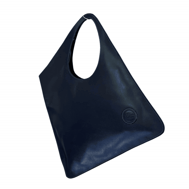 Cartera de Cuero SABRINA azul