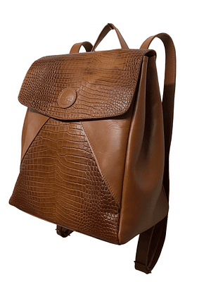 Mochila de Cuero BIRGIT camel