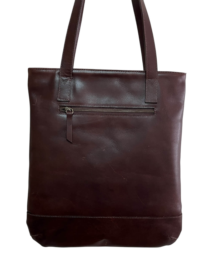 Cartera de Cuero SAFFI castagno 4