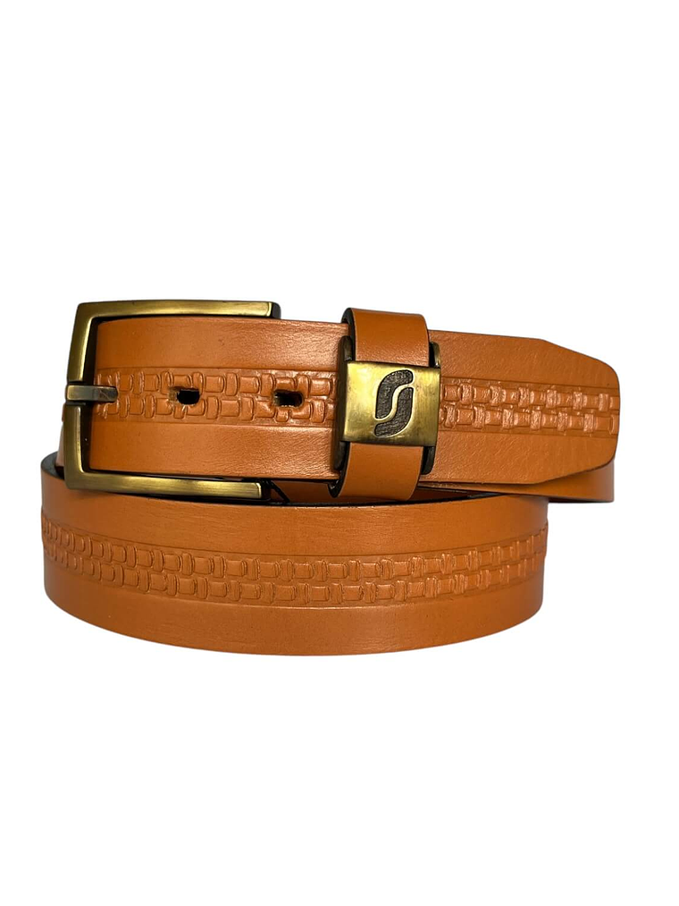 Cinturón de cuero ALFRED camel 1