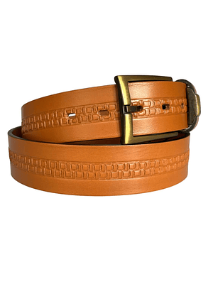 Cinturón de cuero ALFRED camel