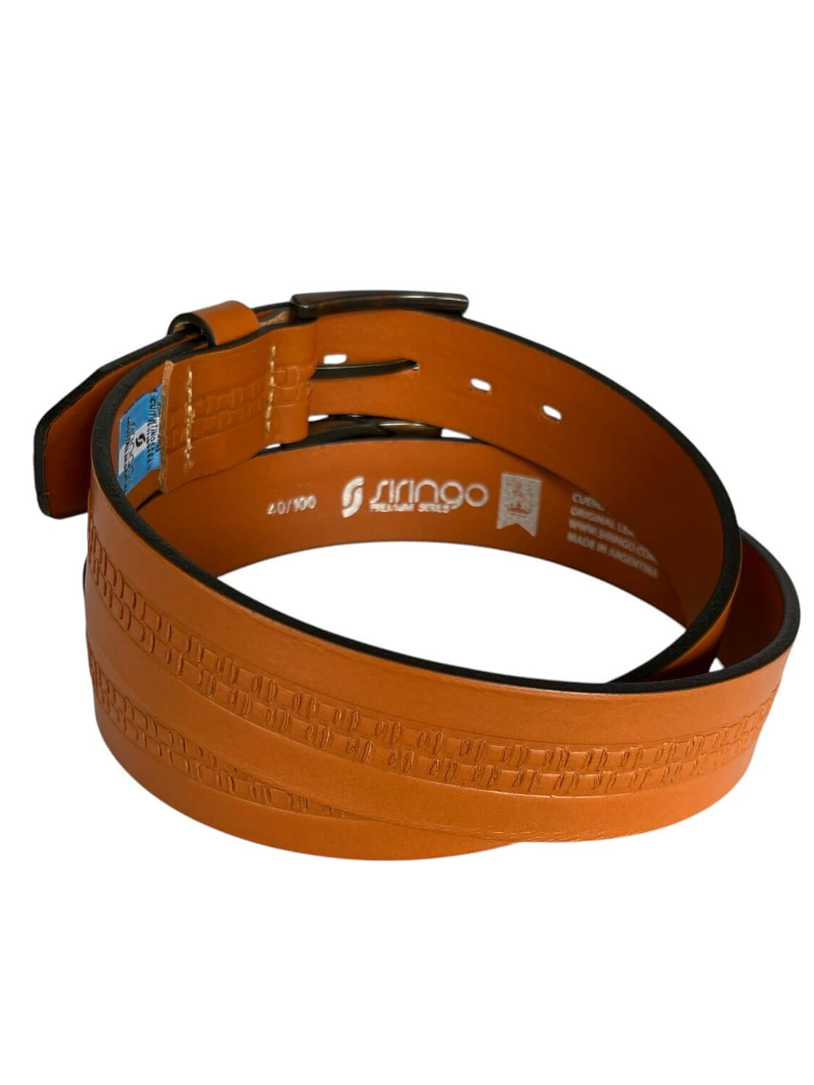 Cinturón de cuero ALFRED camel 4