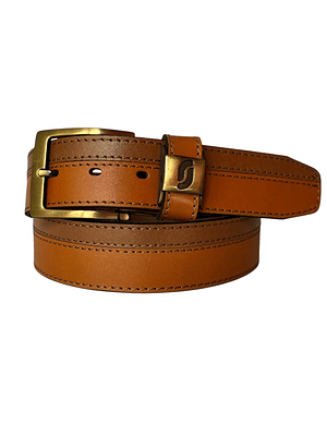 Cinturón de cuero WILLIAM camel