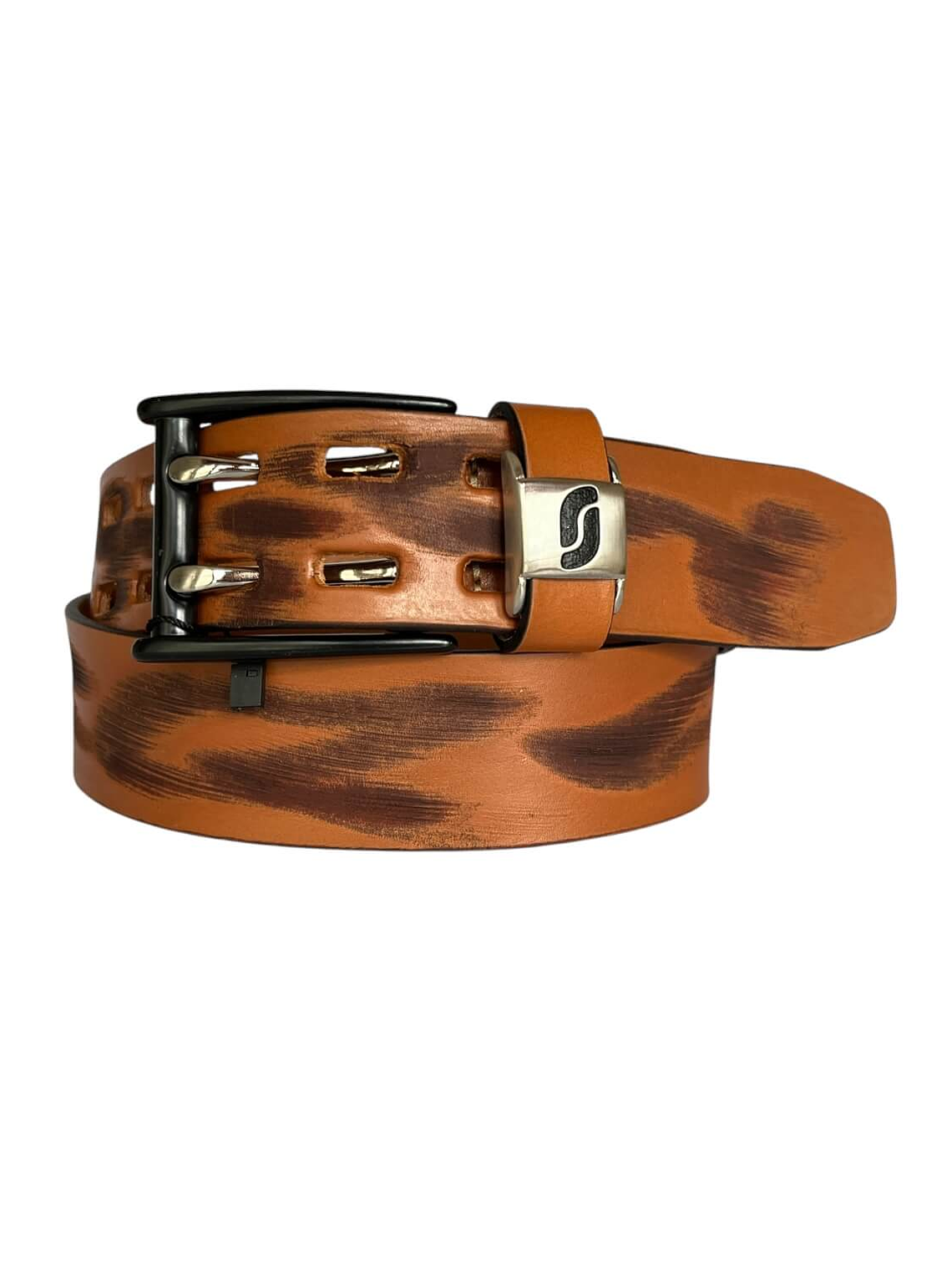 Cinturón de cuero AKSEL camel 1