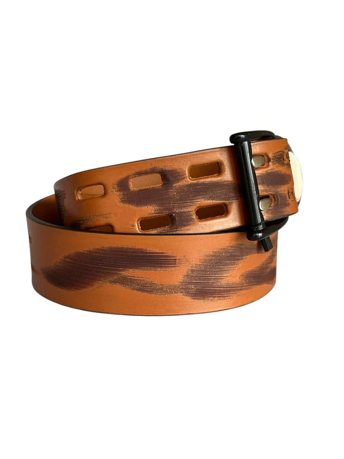 Cinturón de cuero AKSEL camel 3