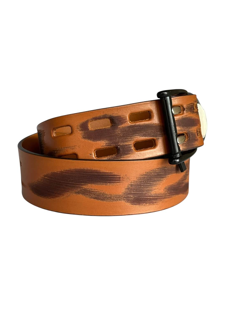 Cinturón de cuero AKSEL camel 3