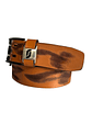 Cinturón de cuero AKSEL camel - Miniatura 4