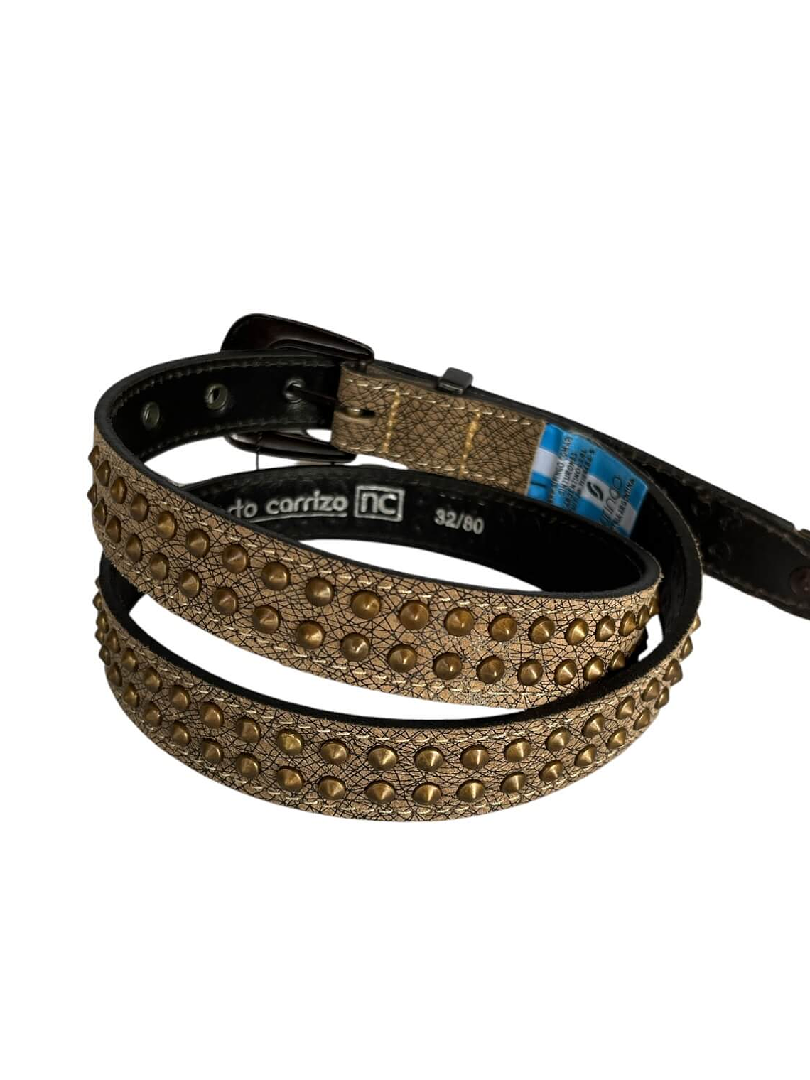 CINTURON DE CUERO LISSETTE arena 4