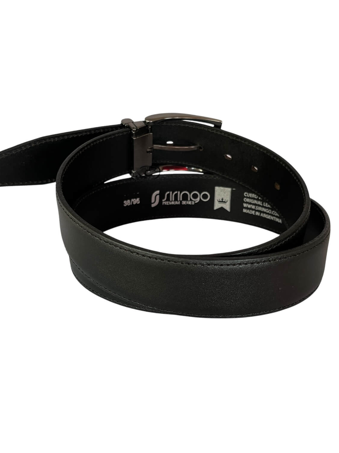 Cinturón de cuero ARTHUR negro 4