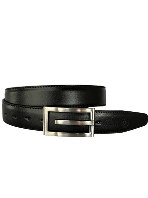 Cinturón de cuero OSCAR negro