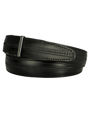 Cinturón de cuero MAGNUS negro