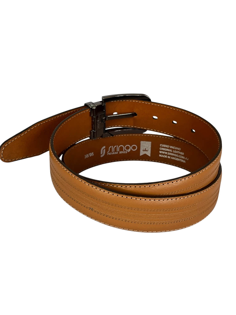 Cinturón de cuero ISAK camel 4