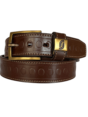 Cinturón de cuero OLAV cognac