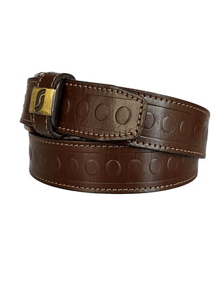 Cinturón de cuero OLAV cognac