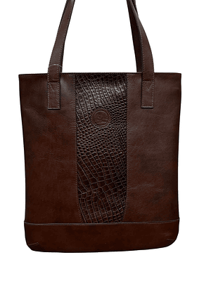 Cartera de Cuero SAFFI castagno