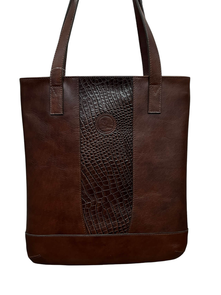 Cartera de Cuero SAFFI castagno 2