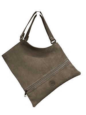 Cartera de Cuero IGNACIA taupe