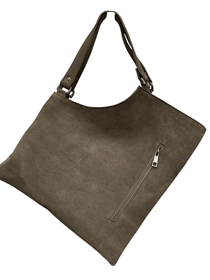 Cartera de Cuero IGNACIA taupe