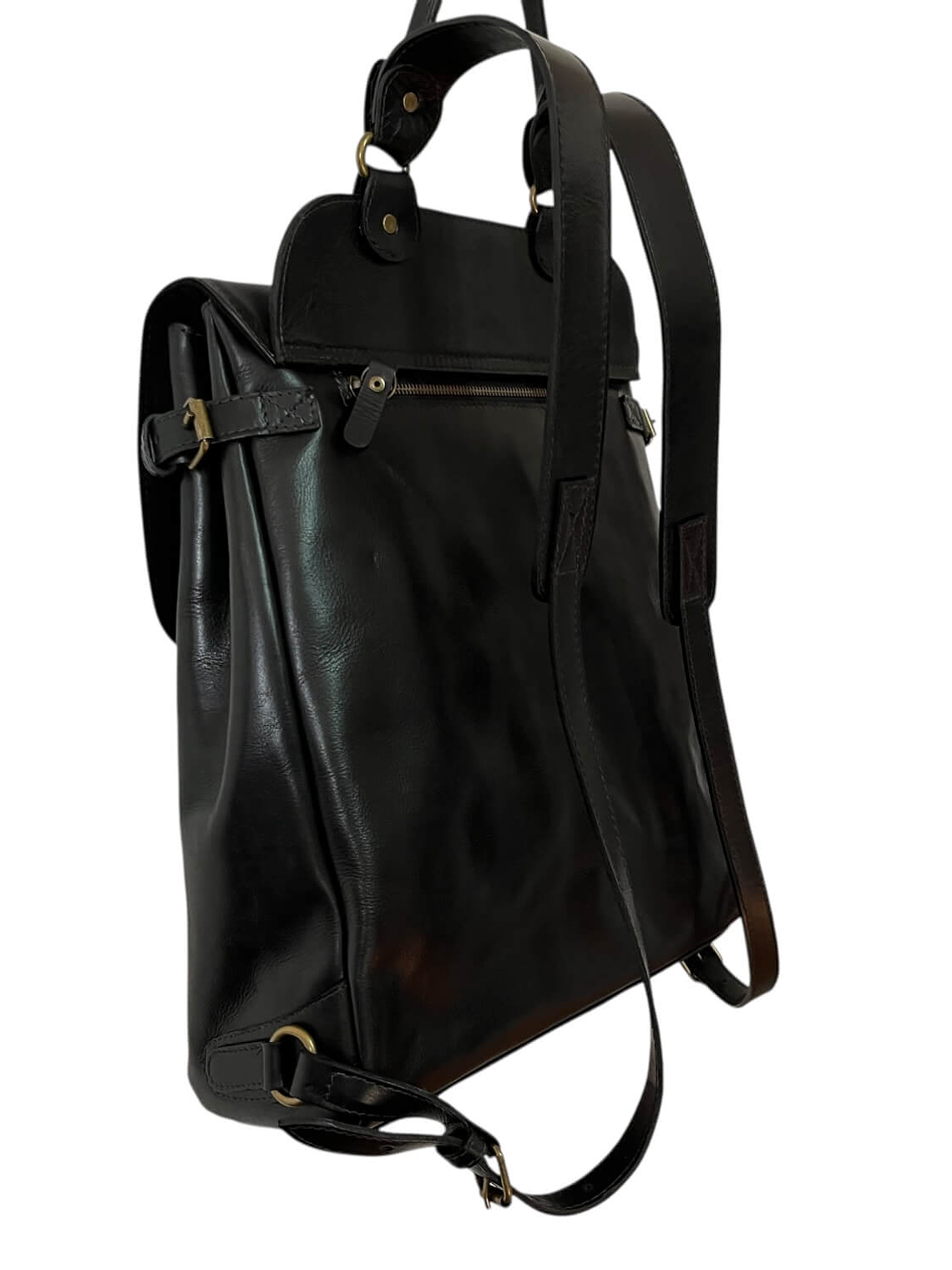 Mochila de Cuero PEDRO PABLO NEGRO 5