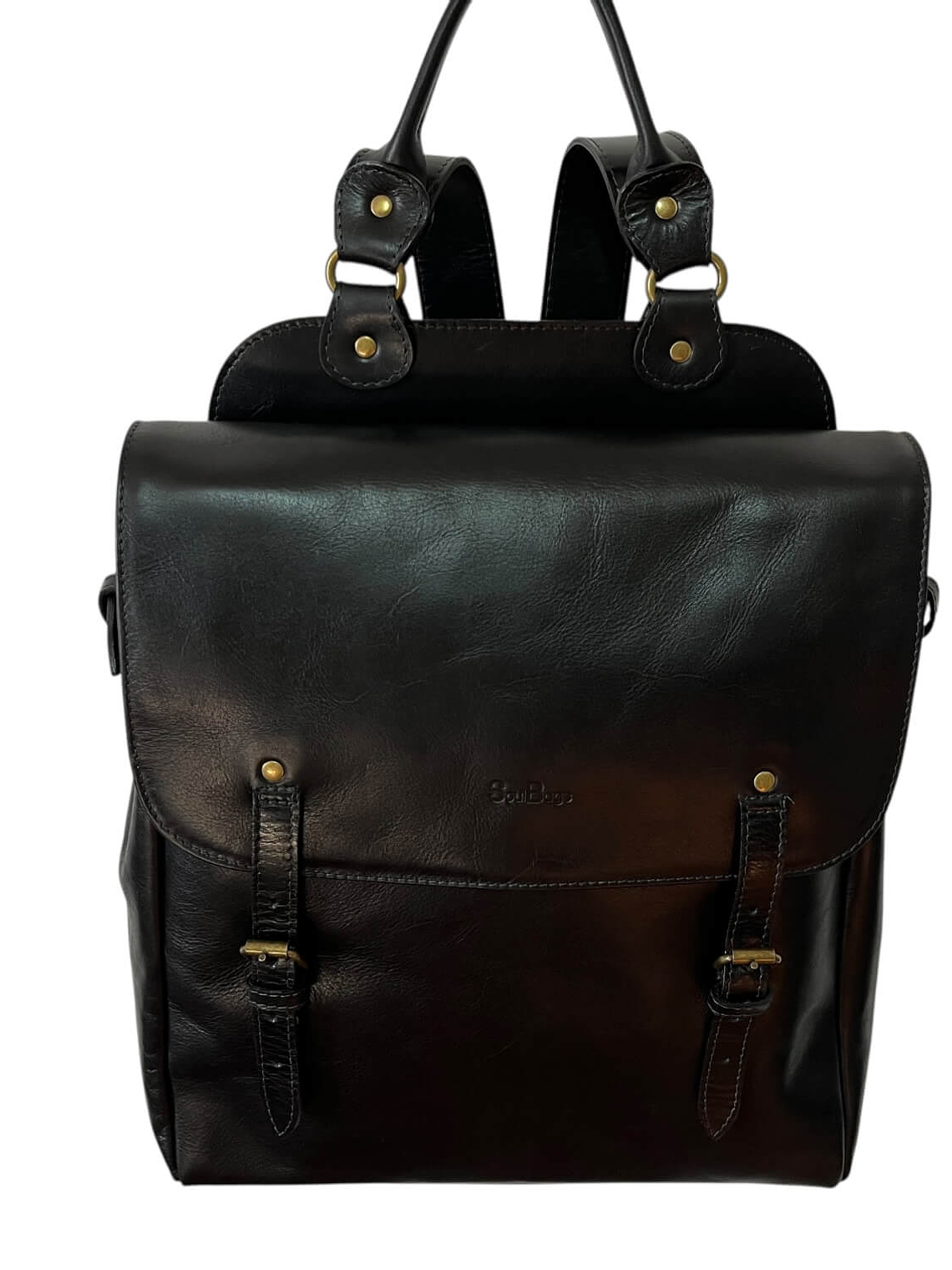 Mochila de Cuero PEDRO PABLO NEGRO 6