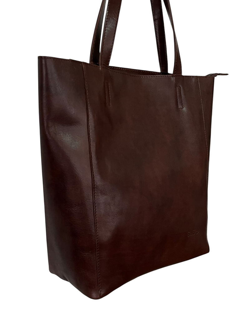 Cartera de Cuero IRINA castagno 2