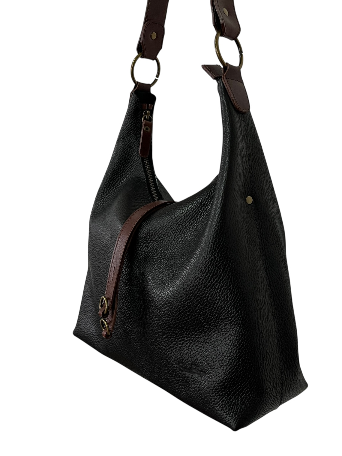 Cartera de Cuero BRITTA negro-cas 4