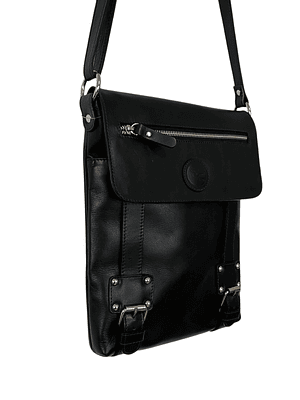 Morral de Cuero LUCIA negro