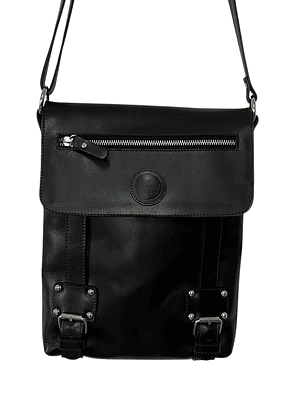 Morral de Cuero LUCIA negro