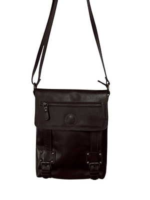 Morral de Cuero LUCIA castagno