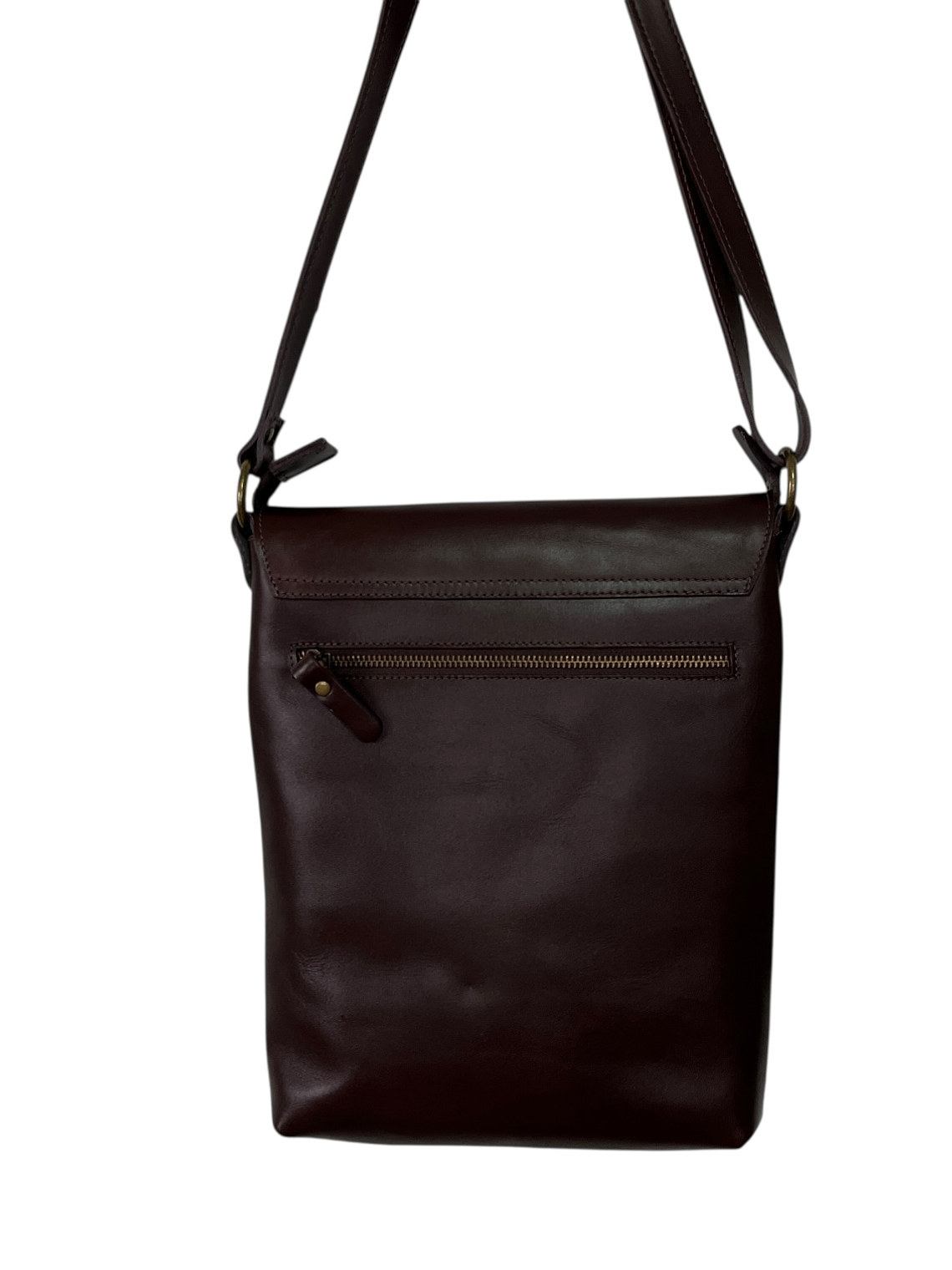 Morral de Cuero LUCIA castagno 4