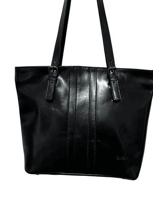 Cartera de Cuero ISHA negro