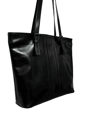 Cartera de Cuero ISHA negro