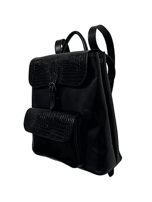 Mochila de Cuero SKYLER negro