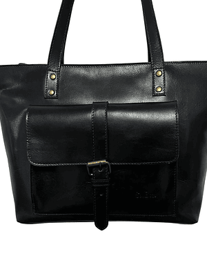 Cartera de Cuero ASTRID negro