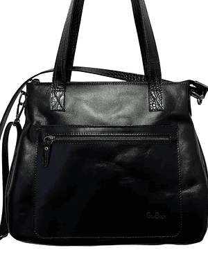 Cartera de Cuero SIGRID negro