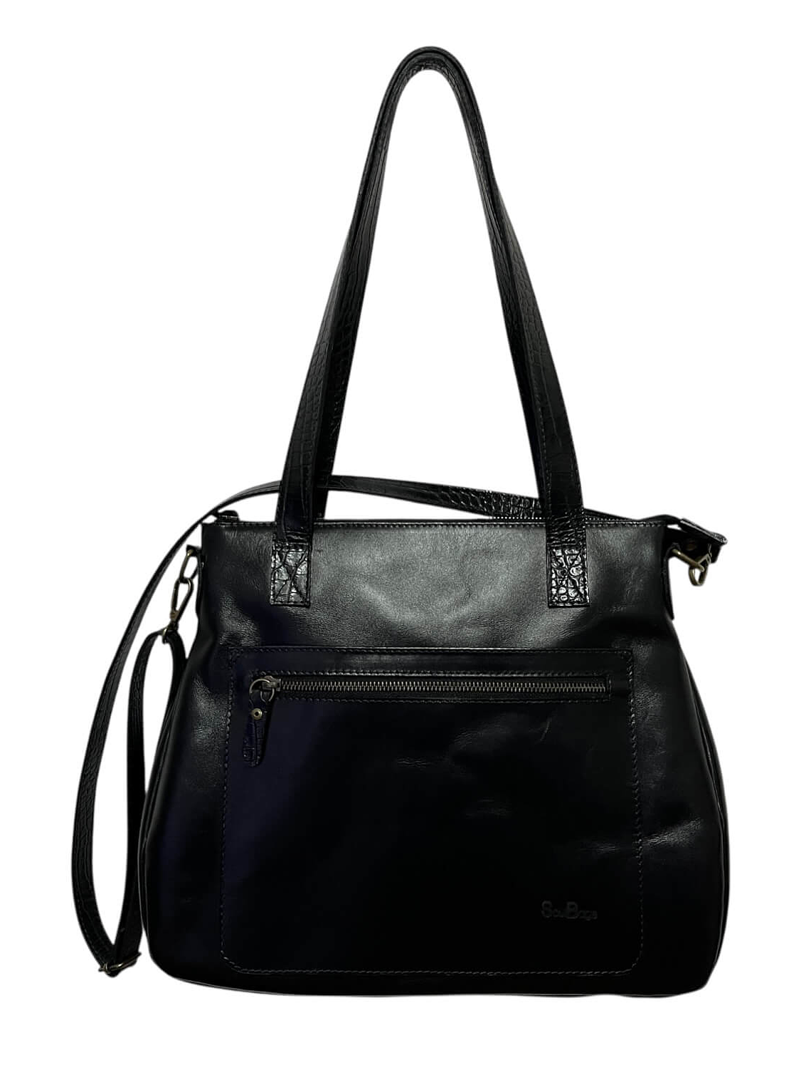 Cartera de Cuero SIGRID negro 1