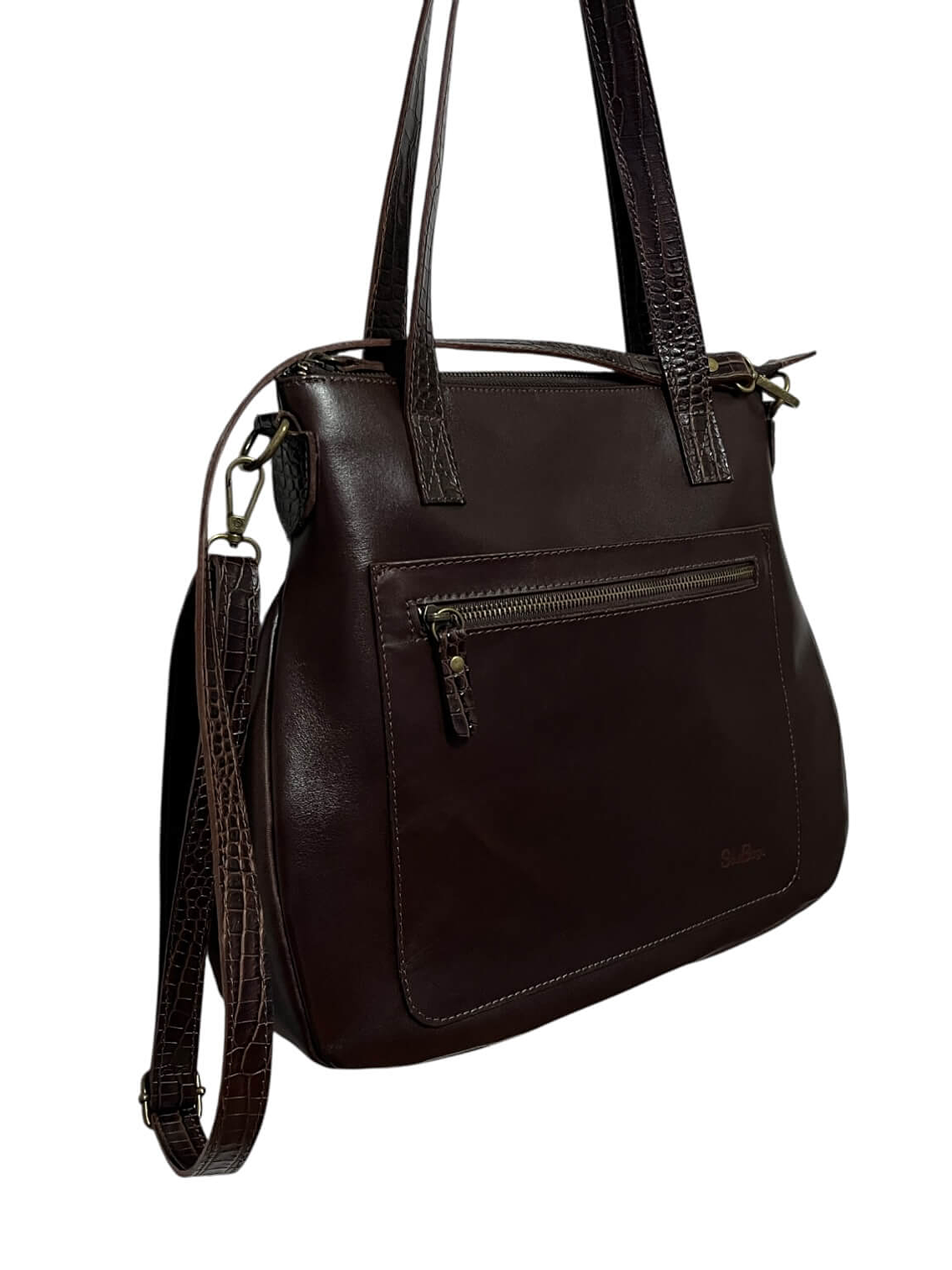 Cartera de Cuero SIGRID castagno 3