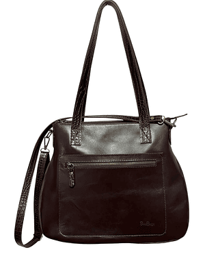 Cartera de Cuero SIGRID castagno